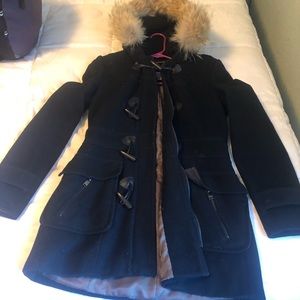 Mark New York by Andrew Mark blue wool coat